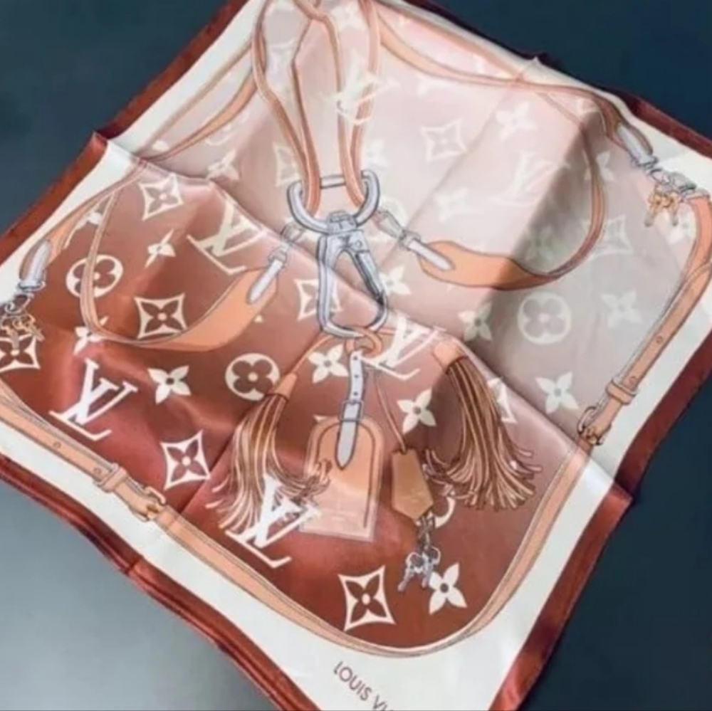 Silk Fashion Scarf NWOT